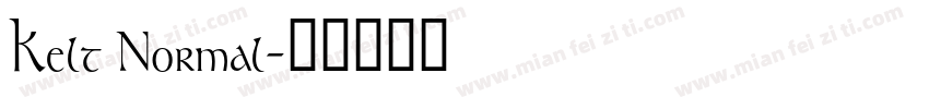 Kelt Normal字体转换